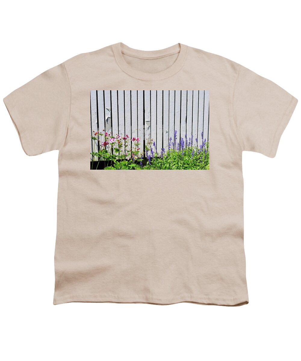 Farm Youth T-Shirt featuring the photograph At The Farm by Judy Salcedo