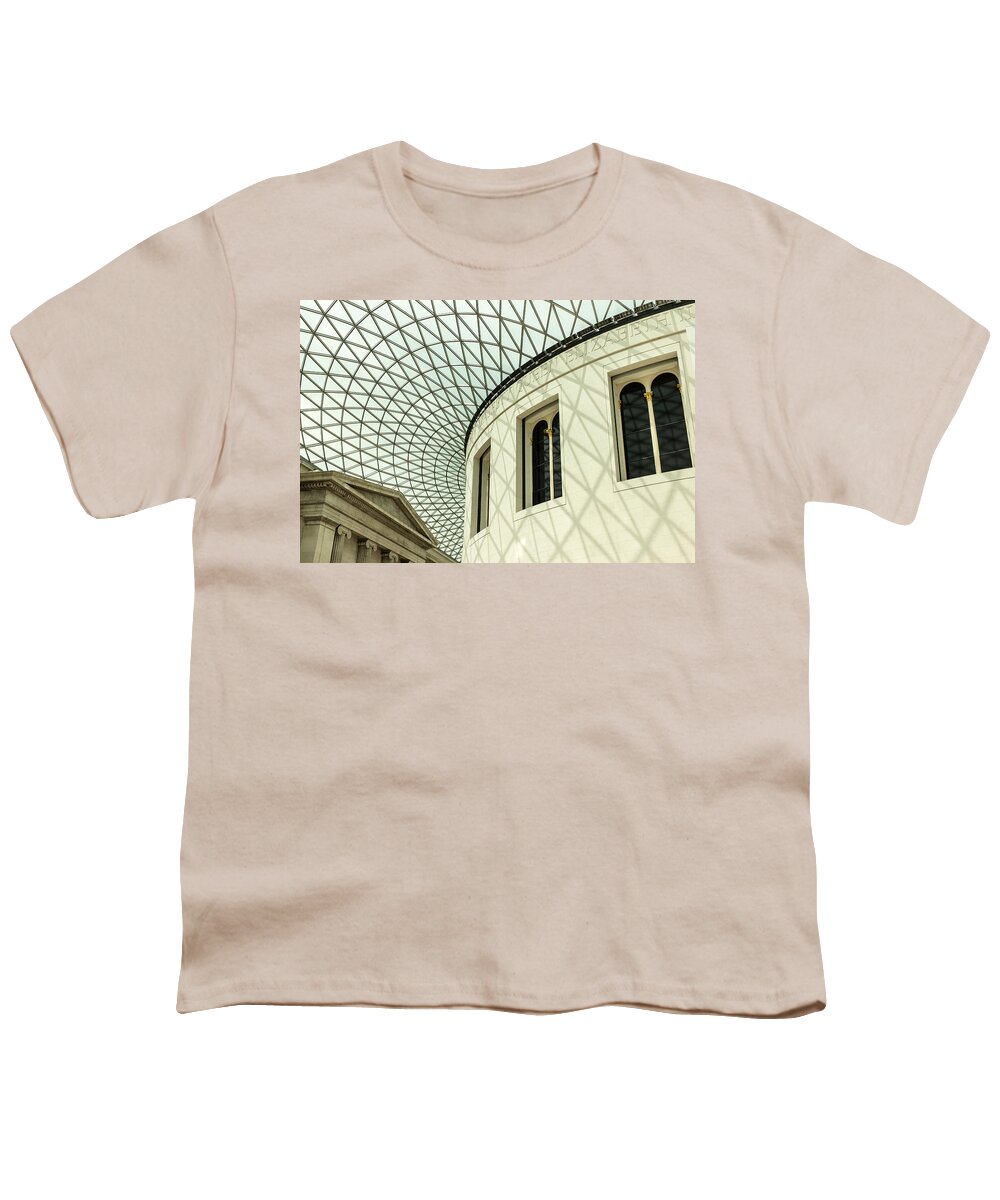 British Museum Youth T-Shirt featuring the photograph British Museum 1 by Nigel R Bell