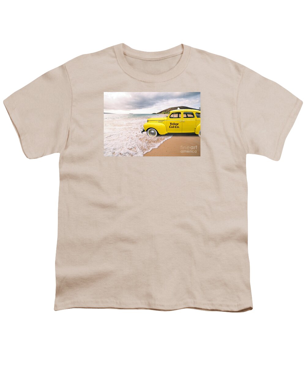 Hawaii Youth T-Shirt featuring the photograph Cab Fare to Maui by Edward Fielding