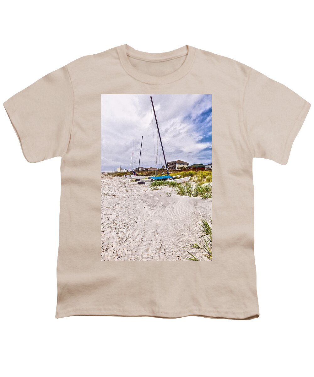 Landscape Youth T-Shirt featuring the photograph Catamaran by Sennie Pierson