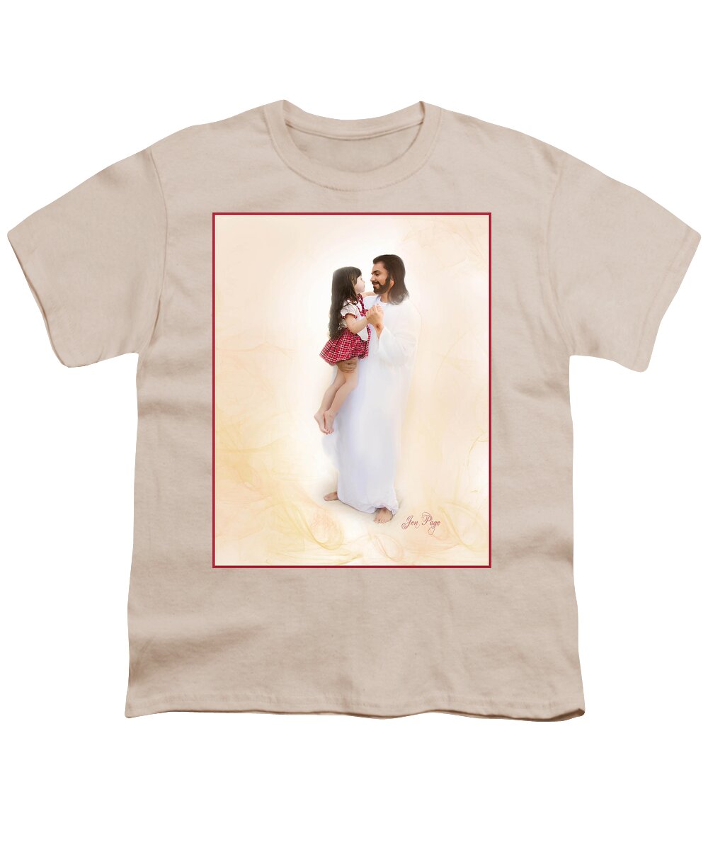 Dance With Me Youth T-Shirt featuring the digital art Dance with Me by Jennifer Page