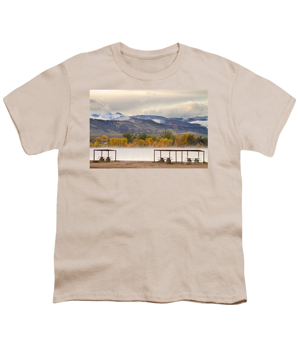 Autumns Youth T-Shirt featuring the photograph Foothills Reservoir Boulder County by James BO Insogna