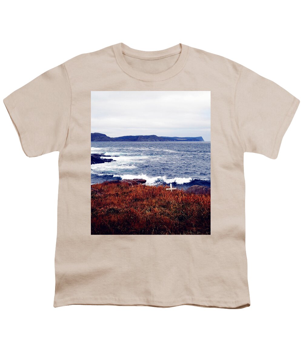 By The Sea Youth T-Shirt featuring the photograph Forever By The Sea by Zinvolle Art