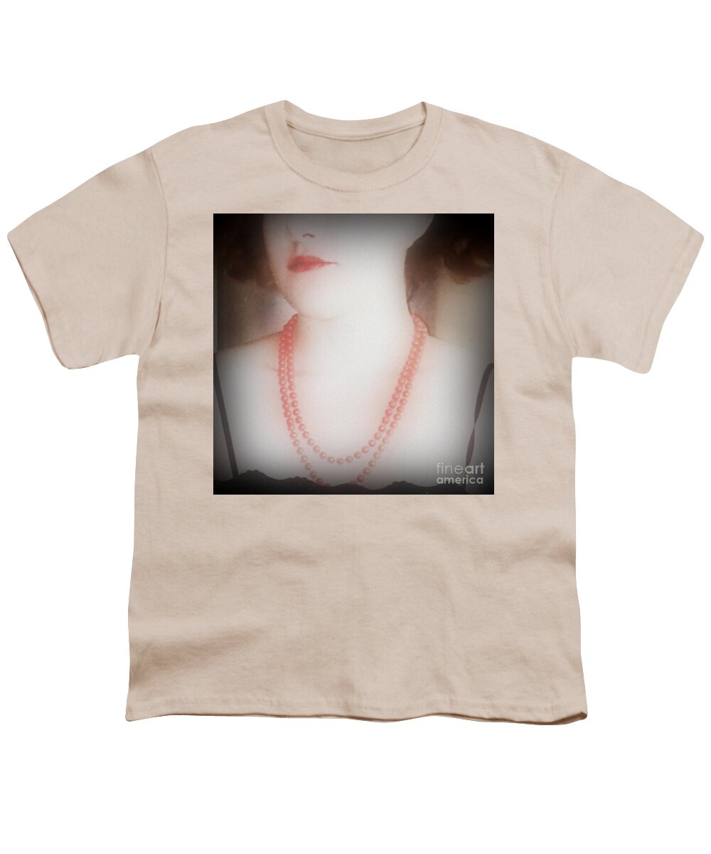 Gothic Youth T-Shirt featuring the photograph Gothic Red 3 by Jennifer E Doll