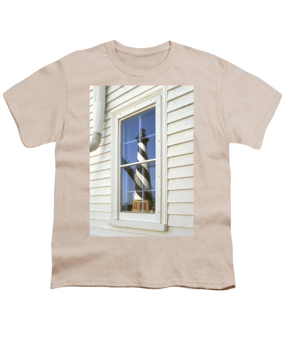 Cape Hatteras Lighthouse Youth T-Shirt featuring the photograph Cape Hatteras Lighthouse 2 by Mike McGlothlen
