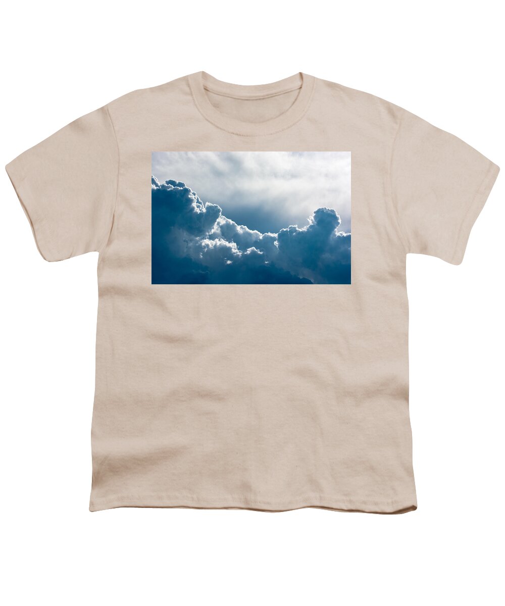Sky Youth T-Shirt featuring the photograph Heavy Thunderclouds on the Sky by Andreas Berthold