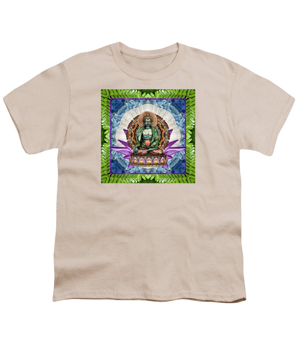 Mandalas Youth T-Shirt featuring the photograph King Panacea by Bell And Todd