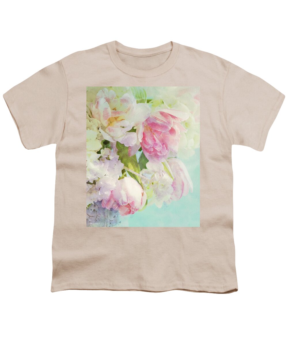Bouquet Youth T-Shirt featuring the photograph Les Fleurs by Theresa Tahara