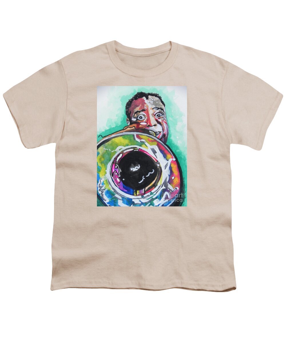 Louis Armstrong Youth T-Shirt by Chrisann Ellis - Chrisann Ellis - Artist  Website
