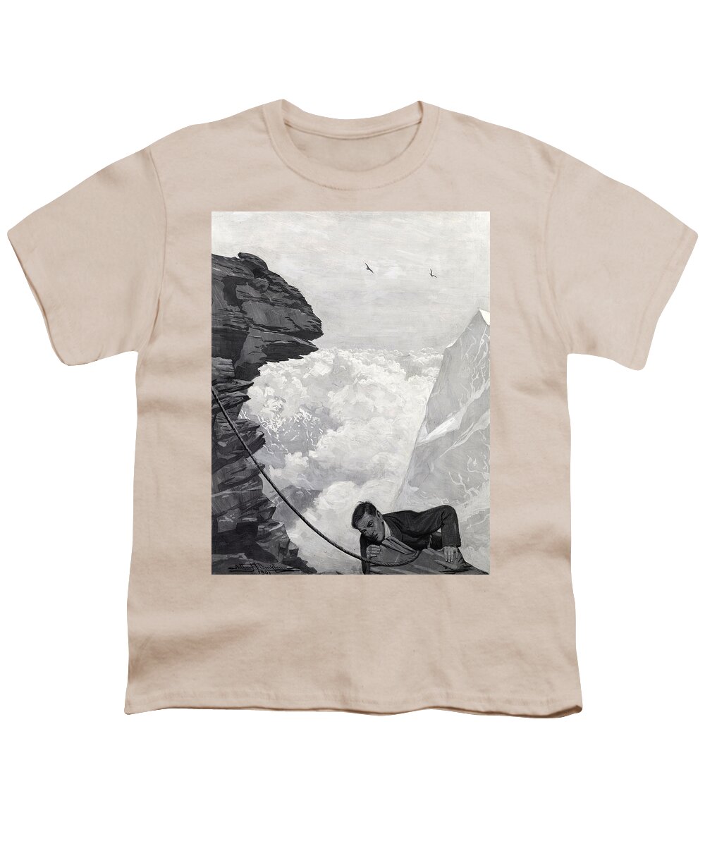 Illustration Youth T-Shirt featuring the painting Nearly There by Arthur Herbert Buckland