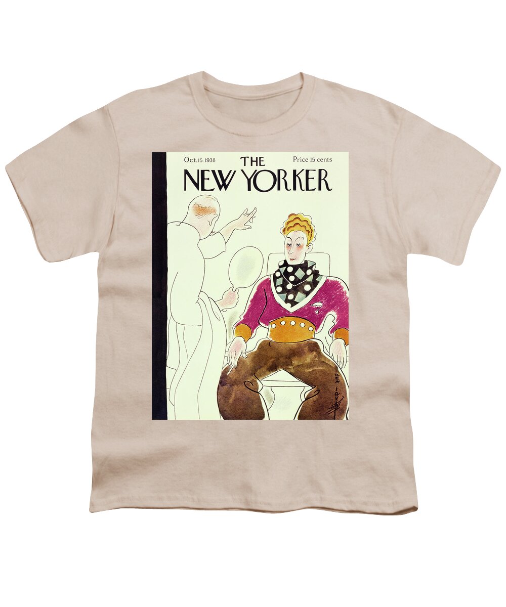 Beauty Youth T-Shirt featuring the painting New Yorker October 15 1938 by Rea Irvin