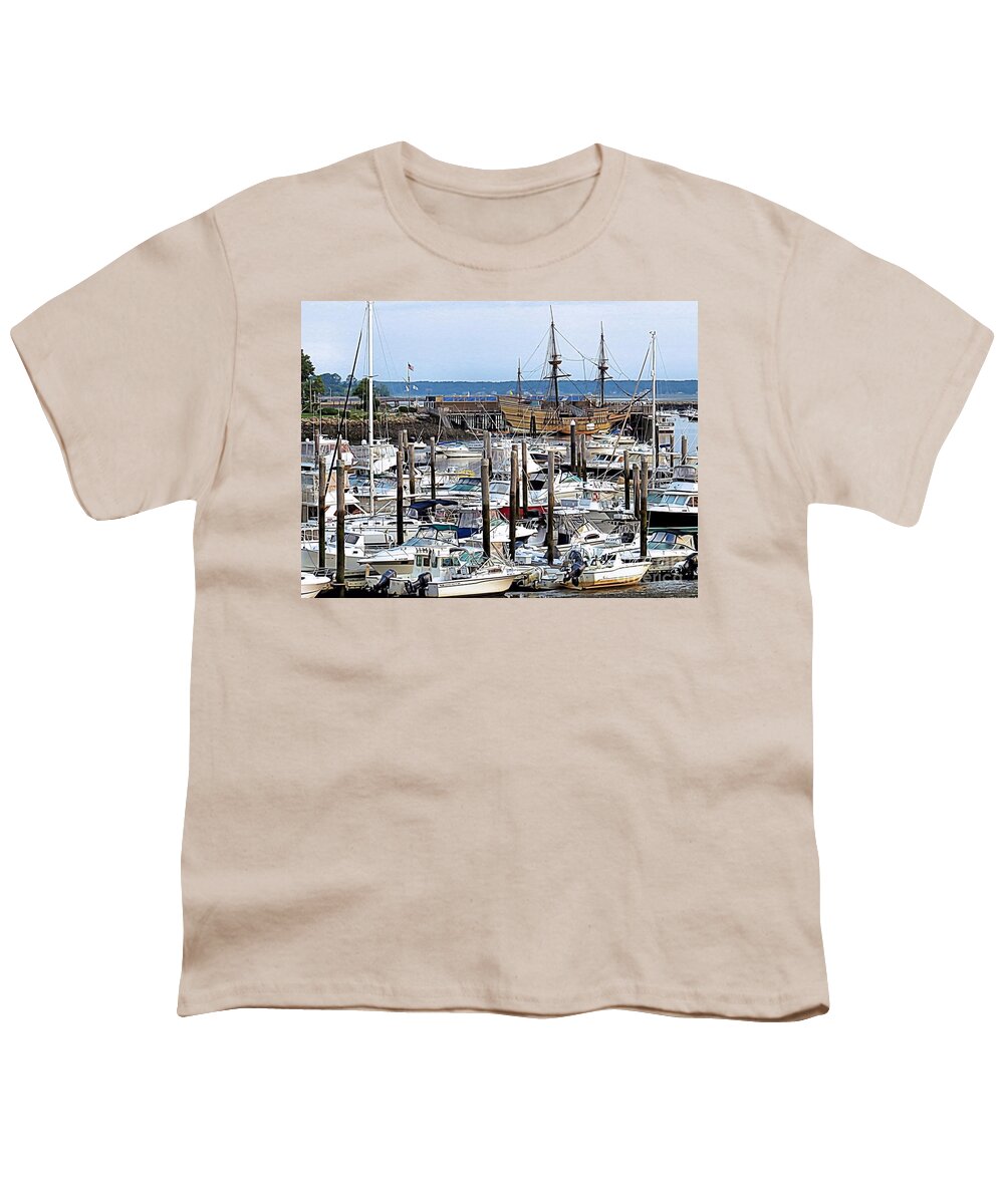 Sea Youth T-Shirt featuring the photograph Sea of Boats by Janice Drew