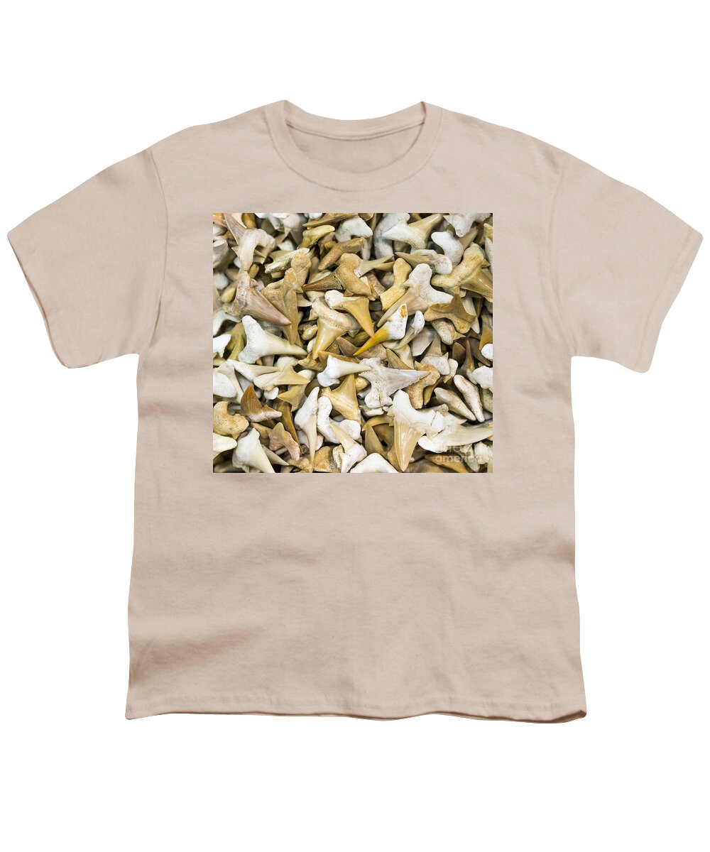 Gems Youth T-Shirt featuring the photograph Sharks Teeth by Steven Ralser