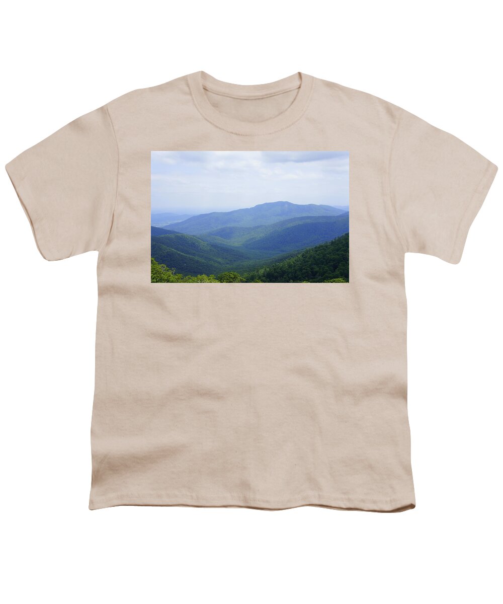 Mountain Youth T-Shirt featuring the photograph Shenandoah View by Laurie Perry