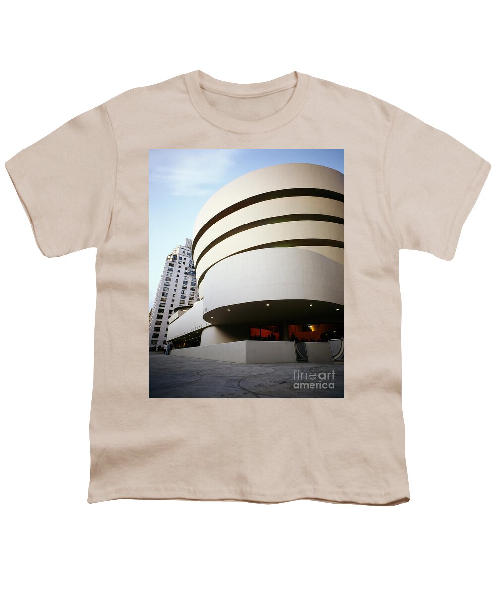Guggenheim Museum Youth T-Shirt featuring the photograph Solomon R. Guggenheim Museum by Rafael Macia