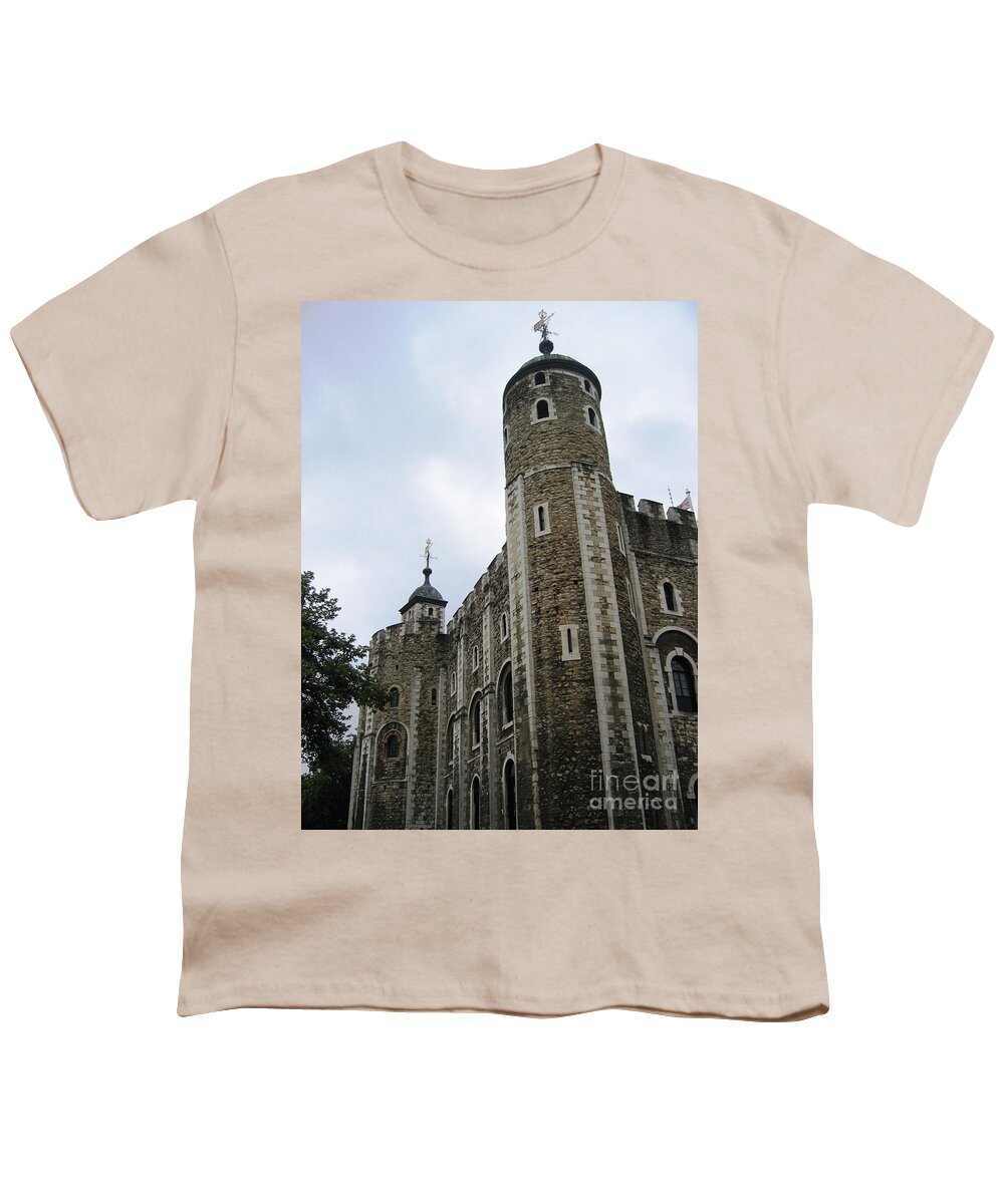 White Tower Youth T-Shirt featuring the photograph The White Tower by Denise Railey