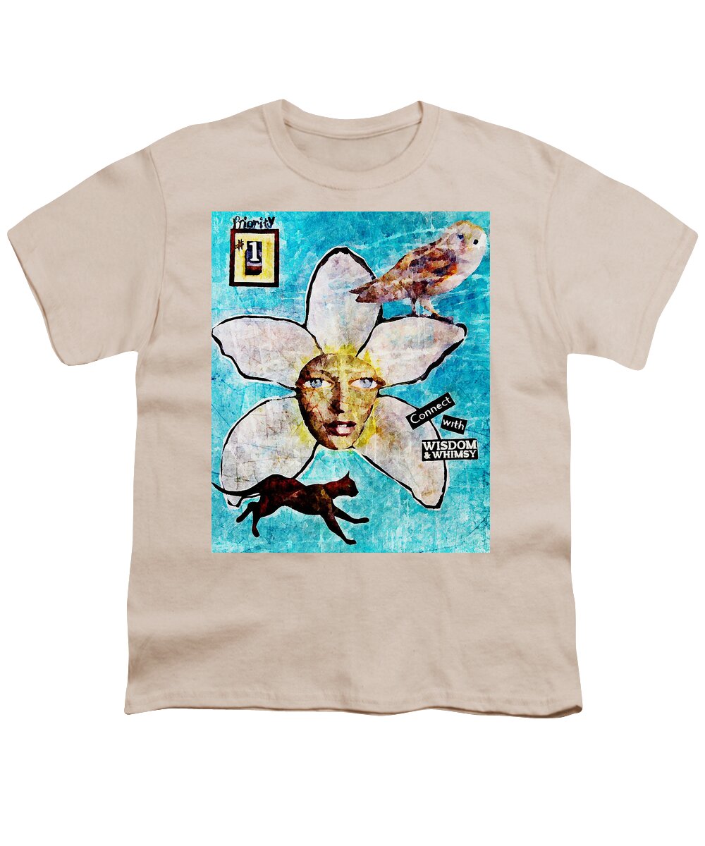 Top Priority Youth T-Shirt featuring the digital art Top Priority #1 by Maria Huntley