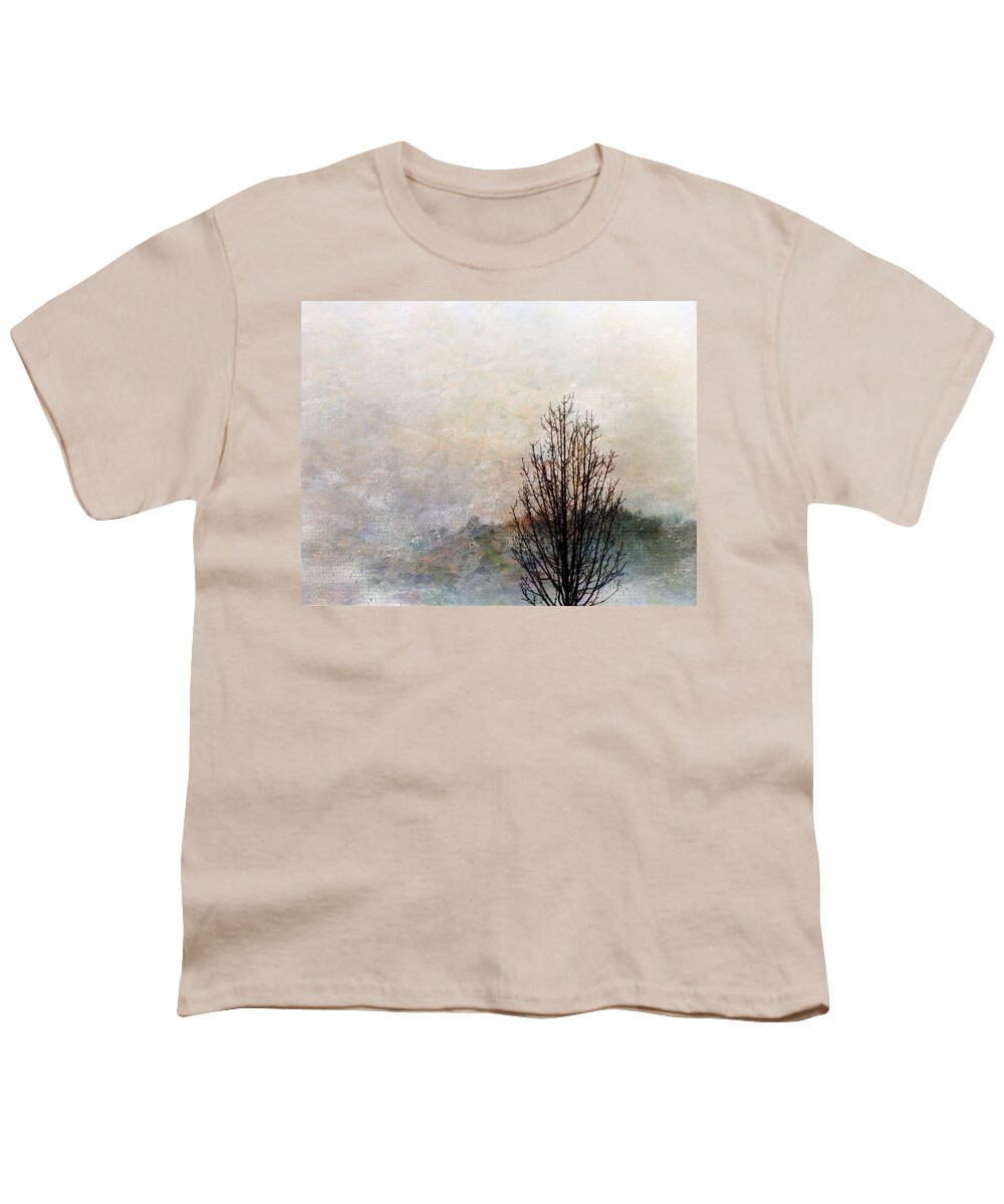 Impression Impressionist Youth T-Shirt featuring the digital art Tree Impression by Bruce Rolff