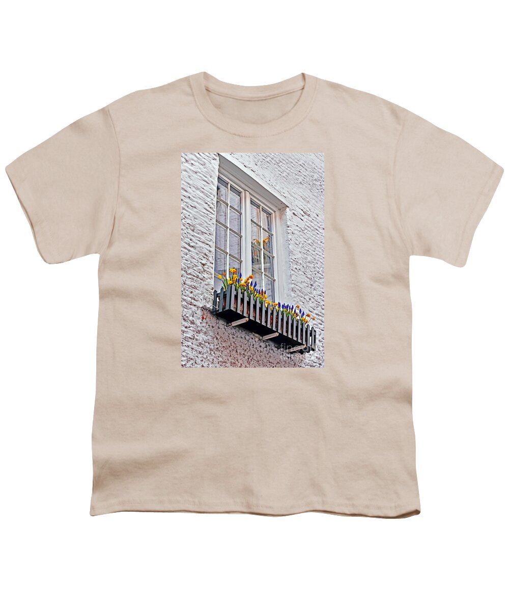 Travel Youth T-Shirt featuring the photograph Viewing Antwerp by Elvis Vaughn