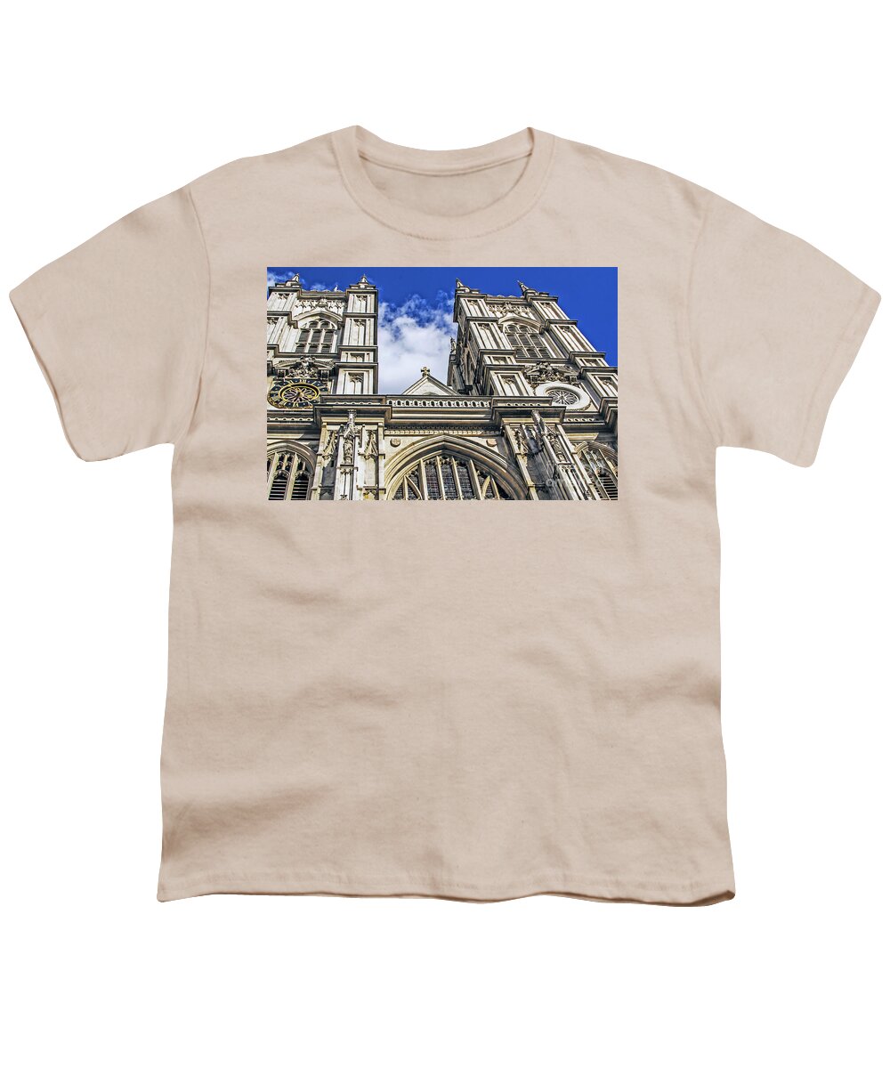Travel Youth T-Shirt featuring the photograph Westminster Abbey by Elvis Vaughn