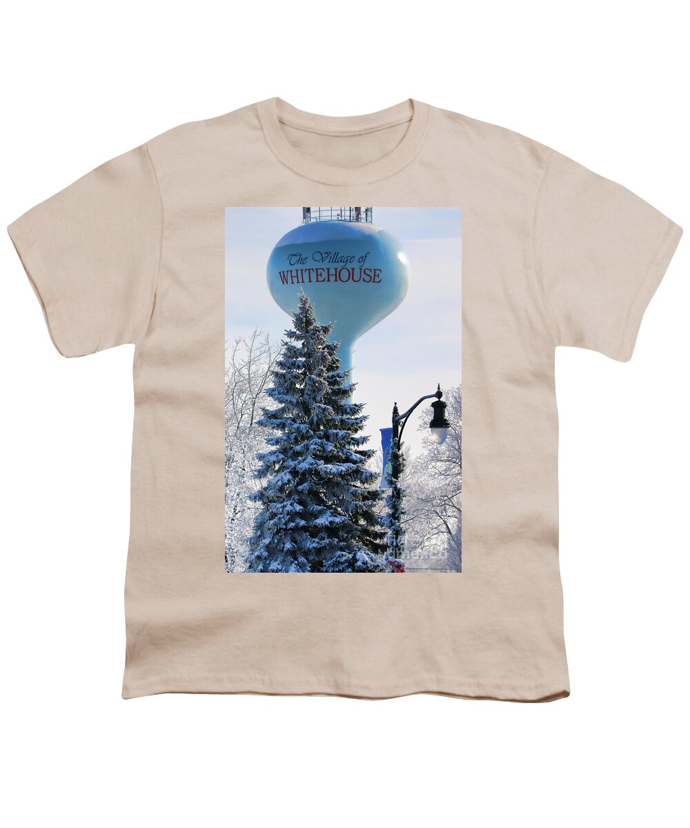 Whitehouse Ohio Youth T-Shirt featuring the photograph Whitehouse Water Tower 7361 by Jack Schultz