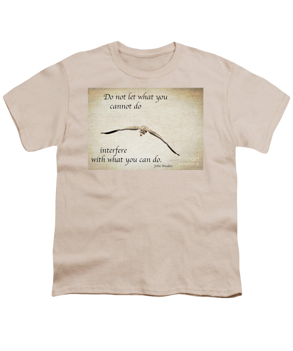 Inspirational Youth T-Shirt featuring the photograph You Can Do It by Kerri Farley