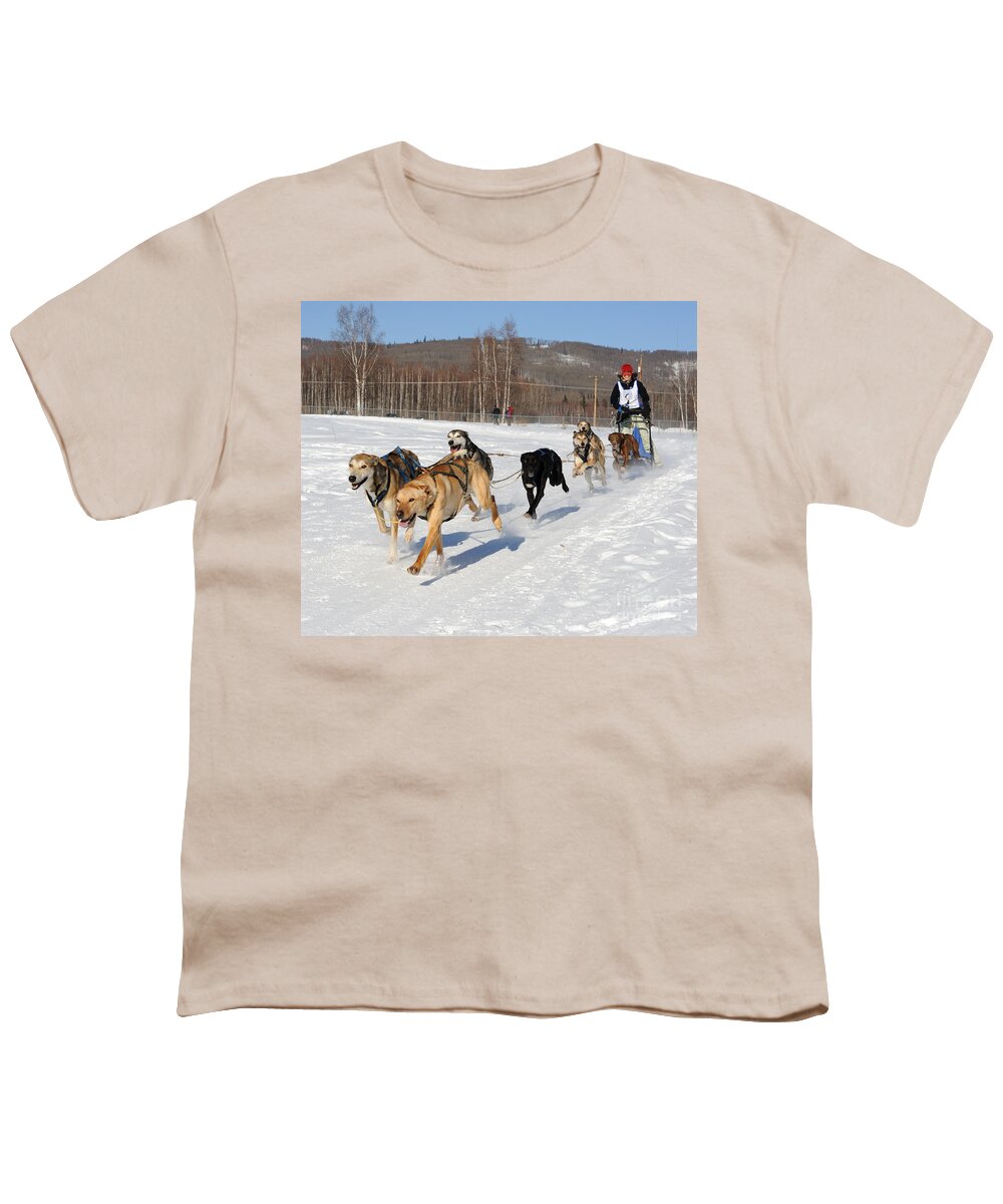 2010 Limited North American Sled Dog Race Youth T-Shirt by Gary Whitton -  Pixels
