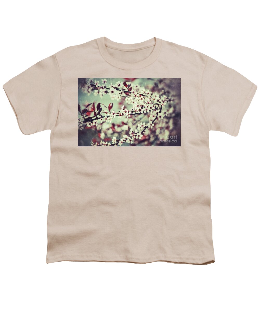 Shrub Youth T-Shirt featuring the photograph Cherry #1 by Traci Cottingham