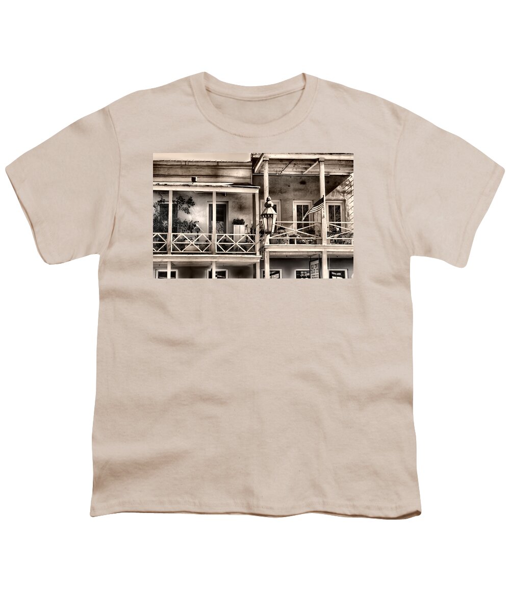 Northern California Youth T-Shirt featuring the photograph Old Town Sacramento Living by Sally Bauer