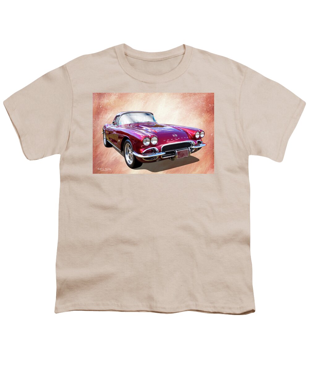 Car Youth T-Shirt featuring the photograph 62 Vette #1 by Keith Hawley