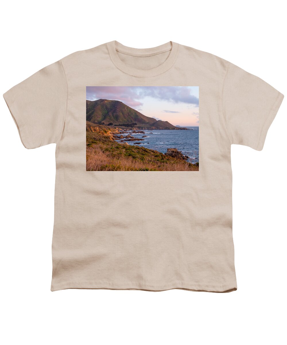 Big Sur Youth T-Shirt featuring the photograph As The Sun Sets #1 by Derek Dean