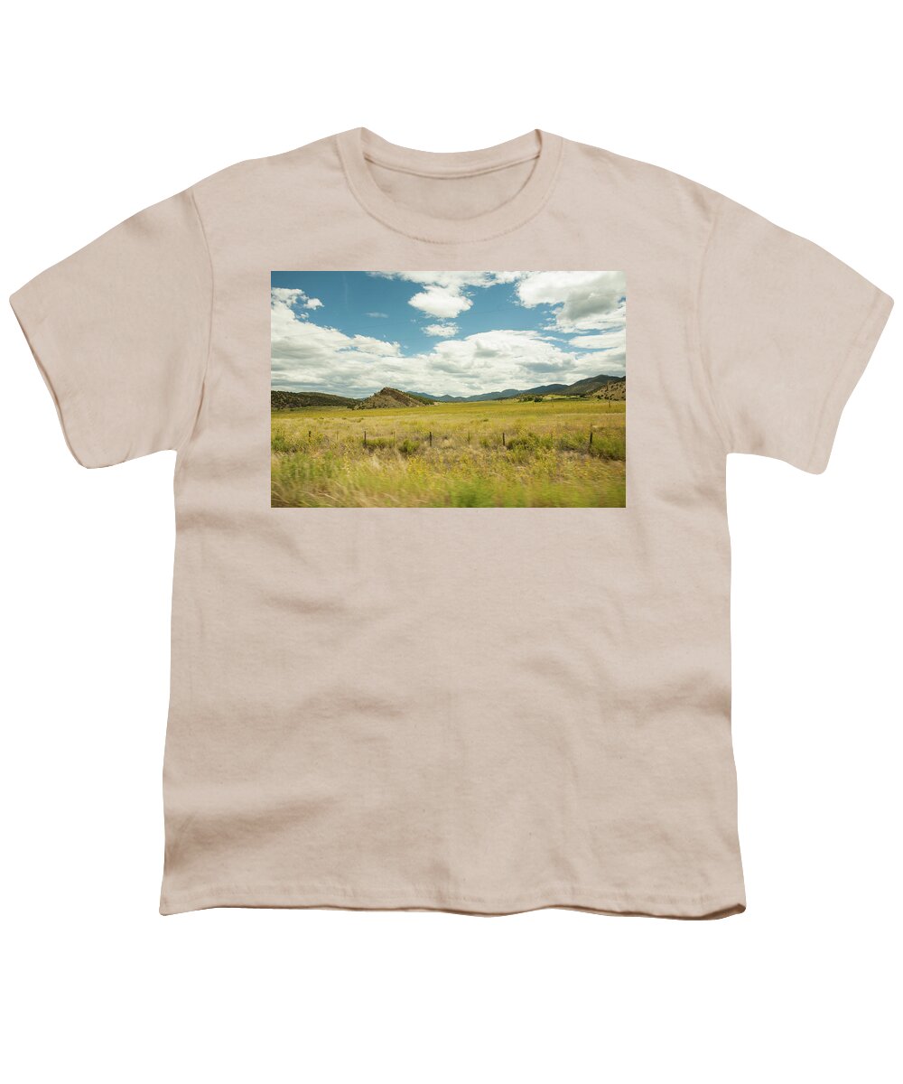  Youth T-Shirt featuring the photograph Golden Meadows #1 by Carl Wilkerson