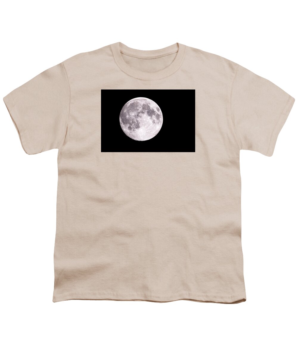 Canton Youth T-Shirt featuring the photograph Super Moon #1 by Jack R Perry