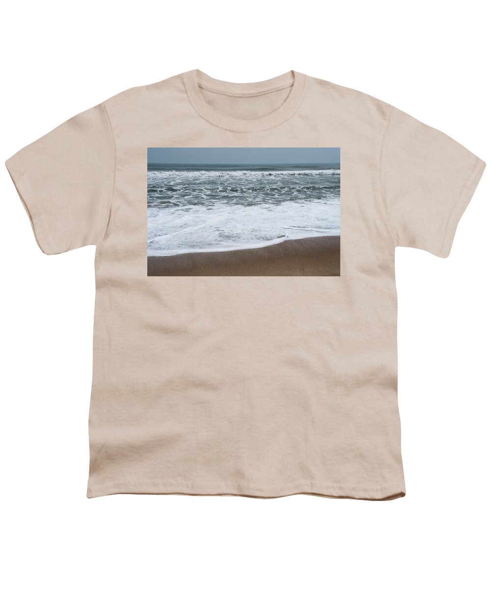 Waves Youth T-Shirt featuring the photograph Rhythm of Ocean waves #3 by Kiran Joshi
