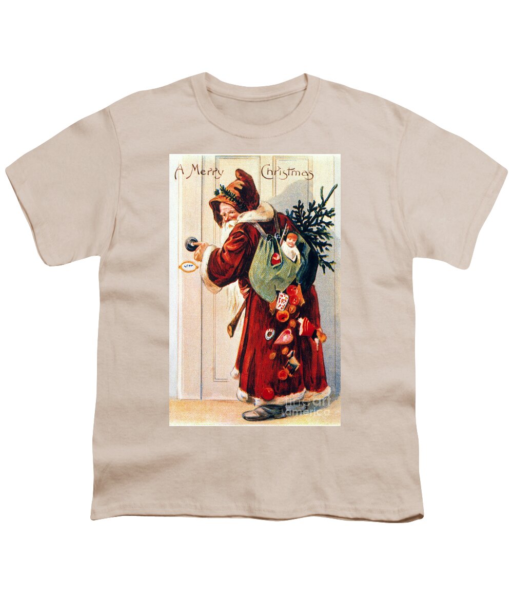 19th Century Youth T-Shirt featuring the photograph Christmas Card #4 by Granger