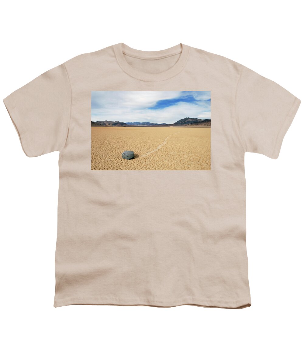 Death Valley Youth T-Shirt featuring the photograph Death Valley Racetrack #5 by Breck Bartholomew