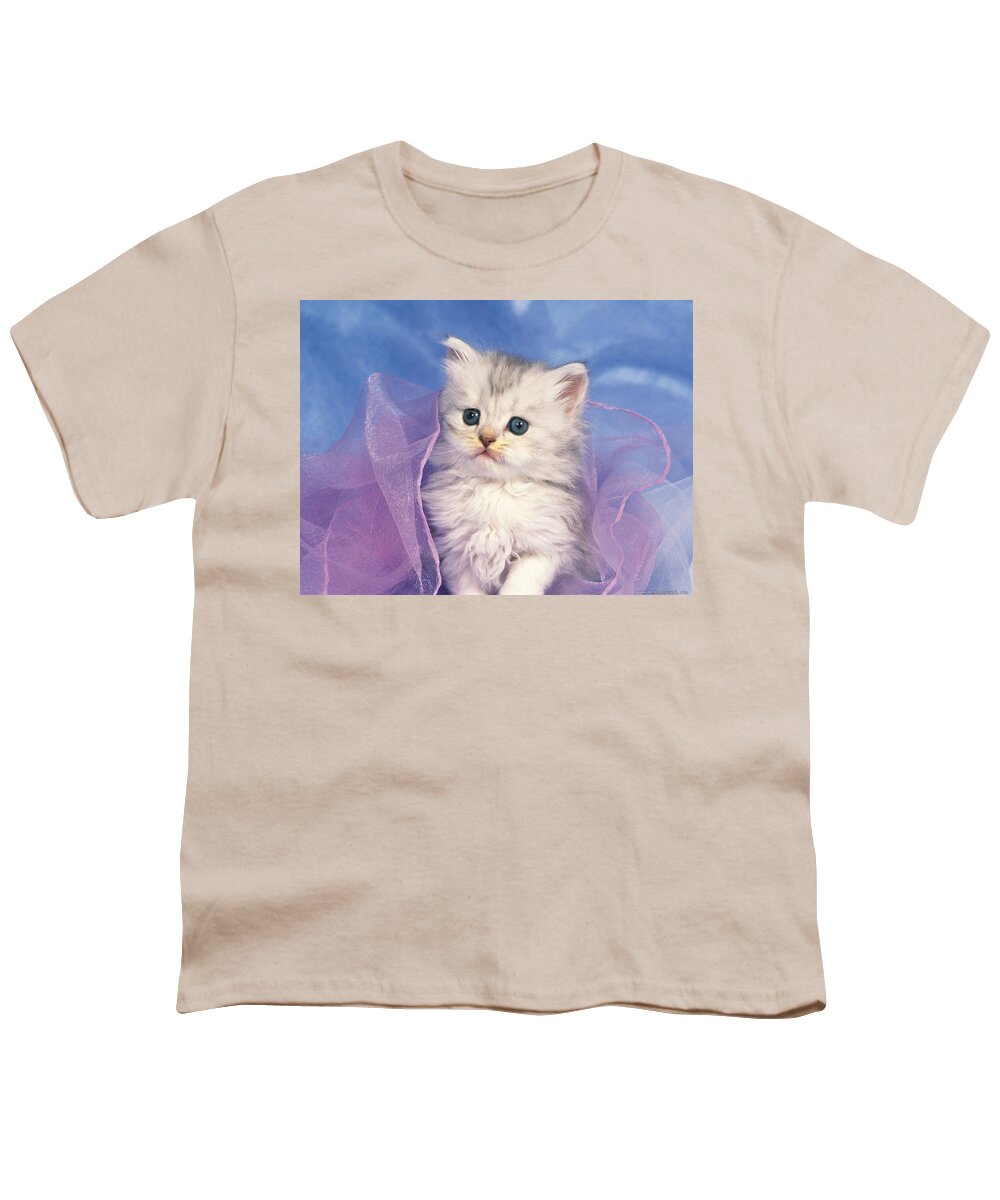 Cat Youth T-Shirt featuring the photograph Cat #84 by Jackie Russo