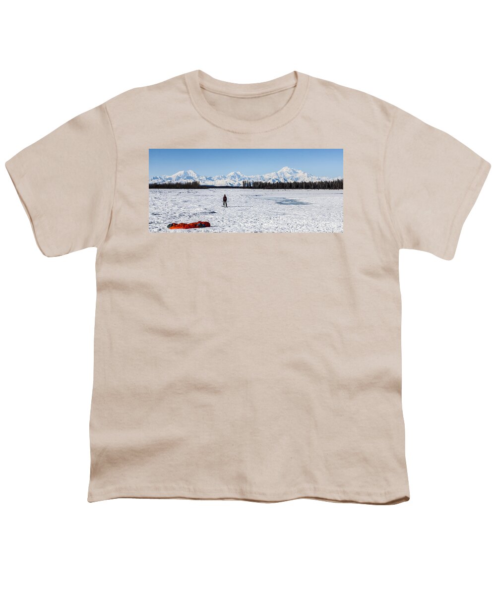 Mckinley Youth T-Shirt featuring the photograph Alaska Range by Kyle Lavey