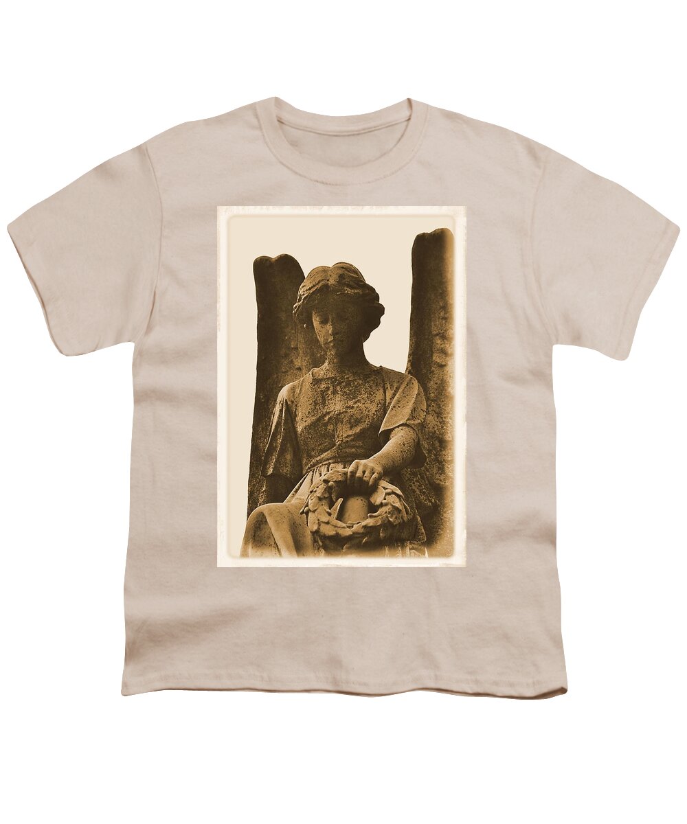 Angel Youth T-Shirt featuring the photograph Angel of Victory by Nadalyn Larsen
