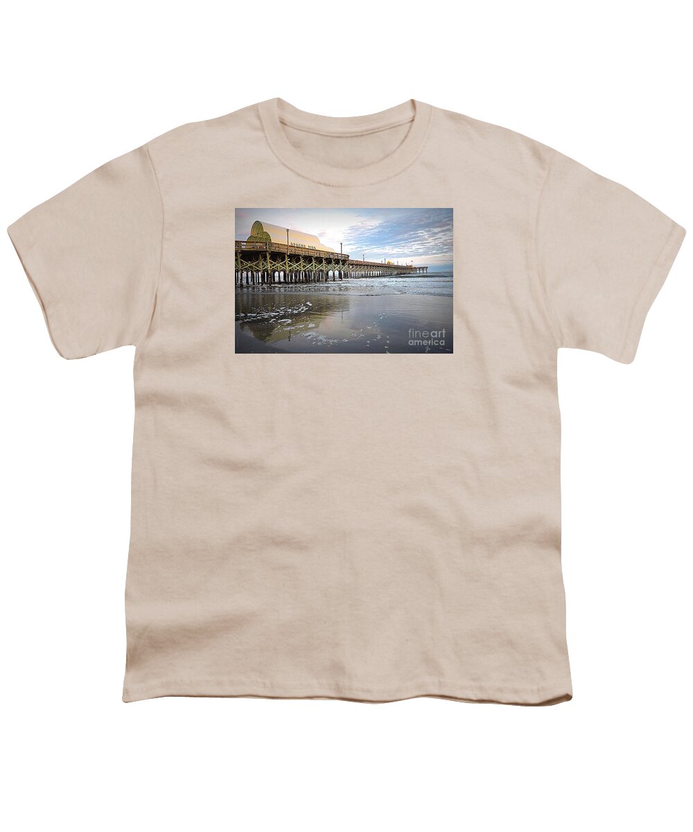 Art Youth T-Shirt featuring the photograph Apache Pier by Shelia Kempf