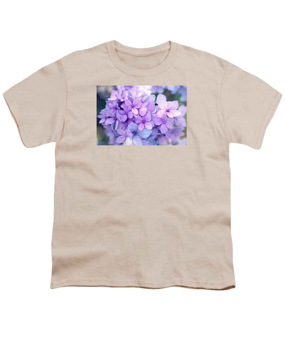 Beautiful Youth T-Shirt featuring the photograph Beauty of hydrangea by Lilia D