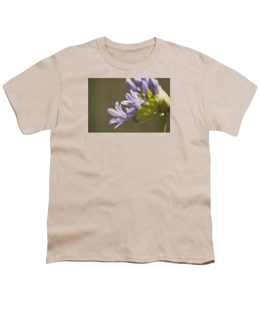 Hoverflies Youth T-Shirt featuring the photograph Nature at Work by Nicole English