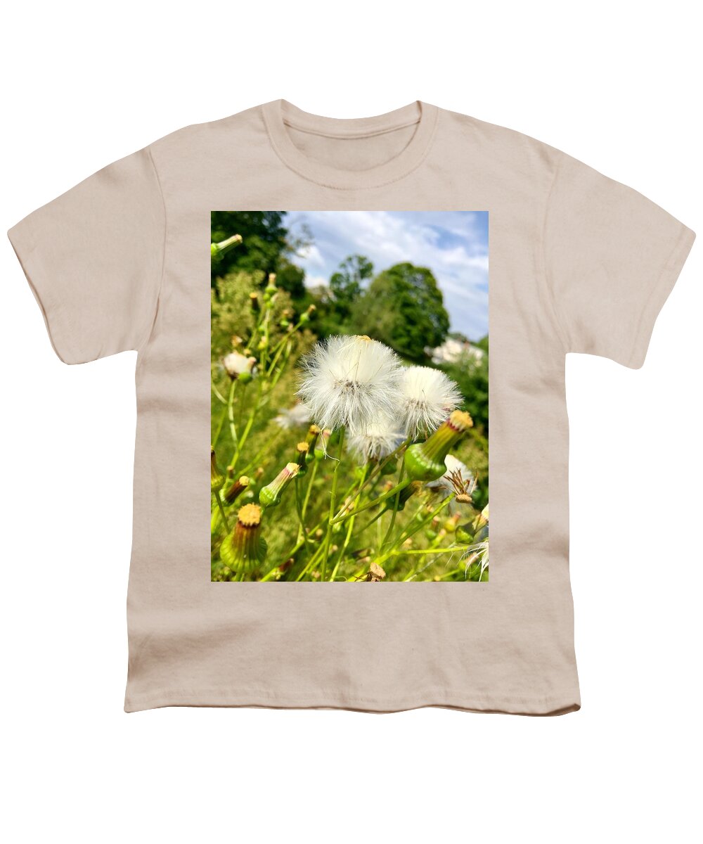Landscapes Youth T-Shirt featuring the photograph Blowing in the Wond by Nancy Ann Healy