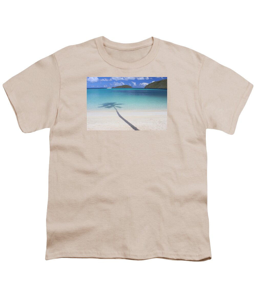 Maho Bay Youth T-Shirt featuring the photograph Caribbean Shadow by Fiona Kennard