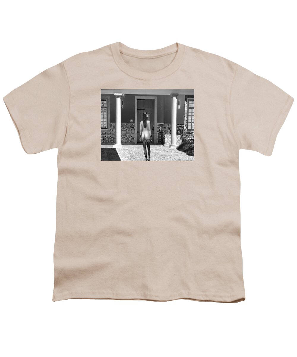 Columns Youth T-Shirt featuring the photograph Columns by Emada Photos