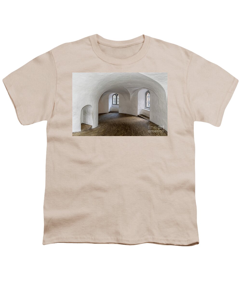 Old Youth T-Shirt featuring the photograph Copenhagen Rundetaarn Interior by Antony McAulay