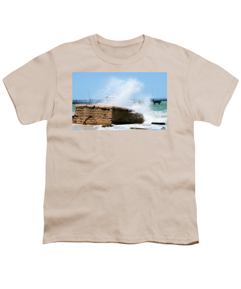 Ocean Youth T-Shirt featuring the photograph Crash into me by Bradley Dever
