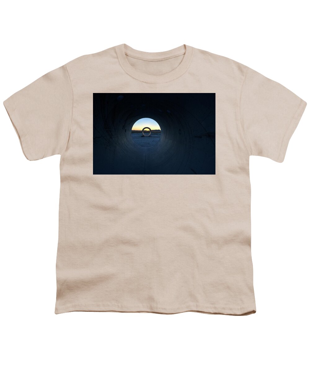 After Sundown Youth T-Shirt featuring the photograph Dusk Eye by David Andersen