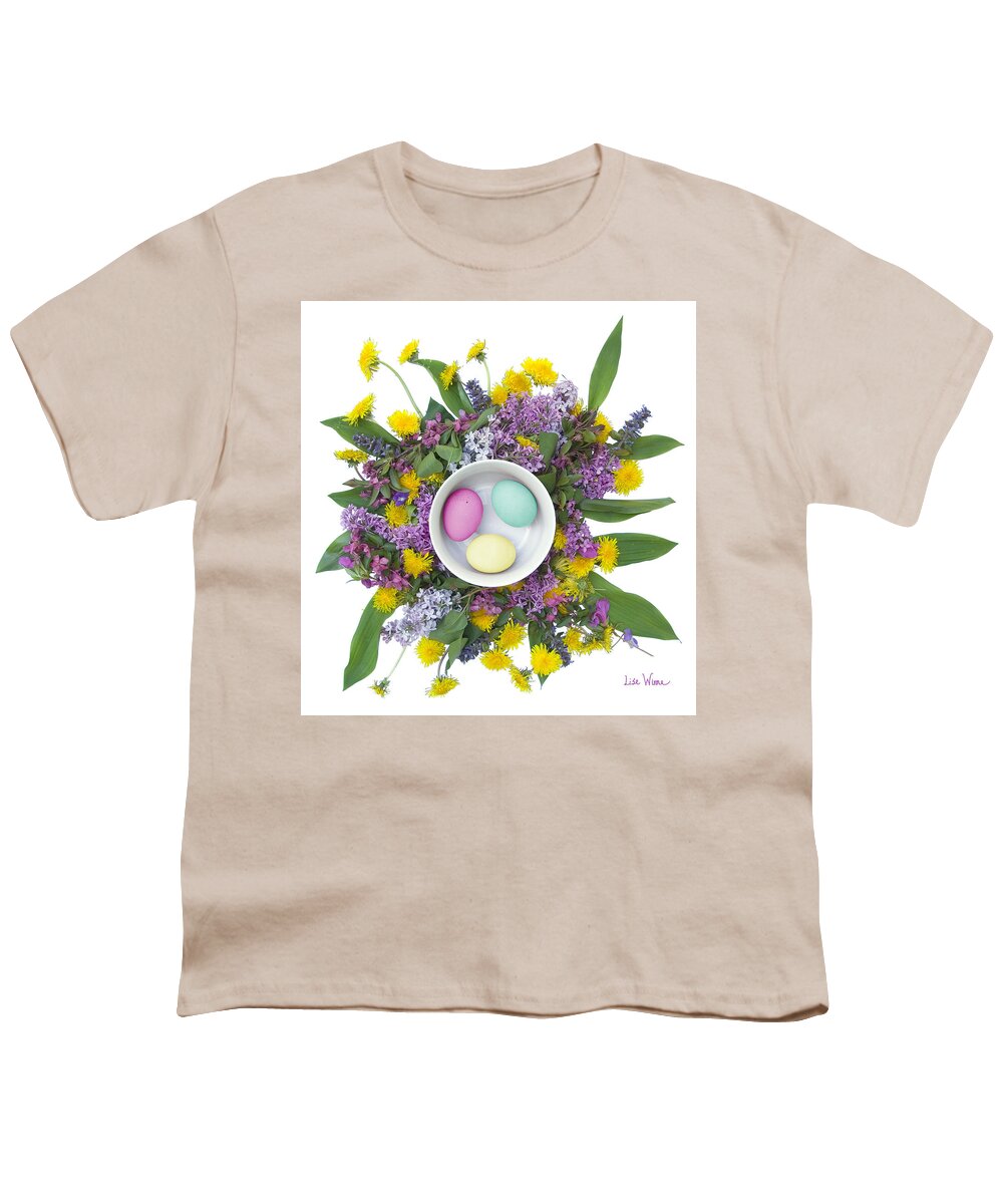 Lise Winne Youth T-Shirt featuring the digital art Eggs in a Bowl by Lise Winne