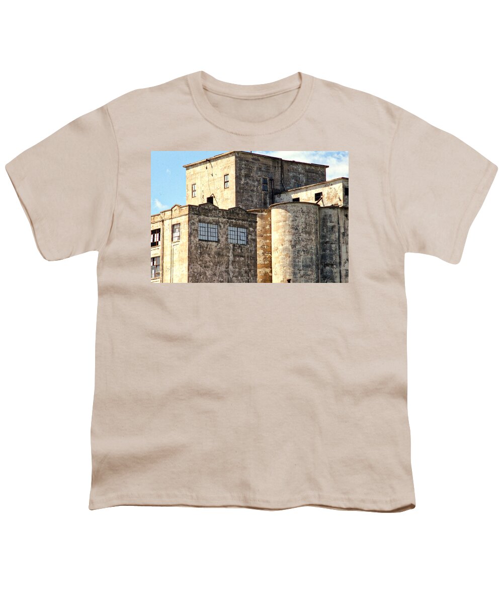 Flour Mill Youth T-Shirt featuring the photograph Flour Mill by Linda James